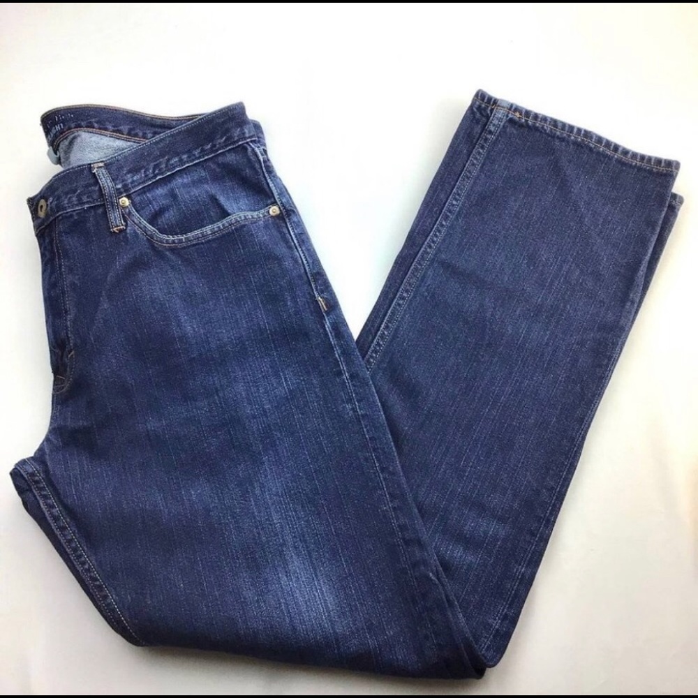 Banana Republic, Vintage Straight, Medium Wash Jeans, Fits Like 33x30. - Picture 14 of 16